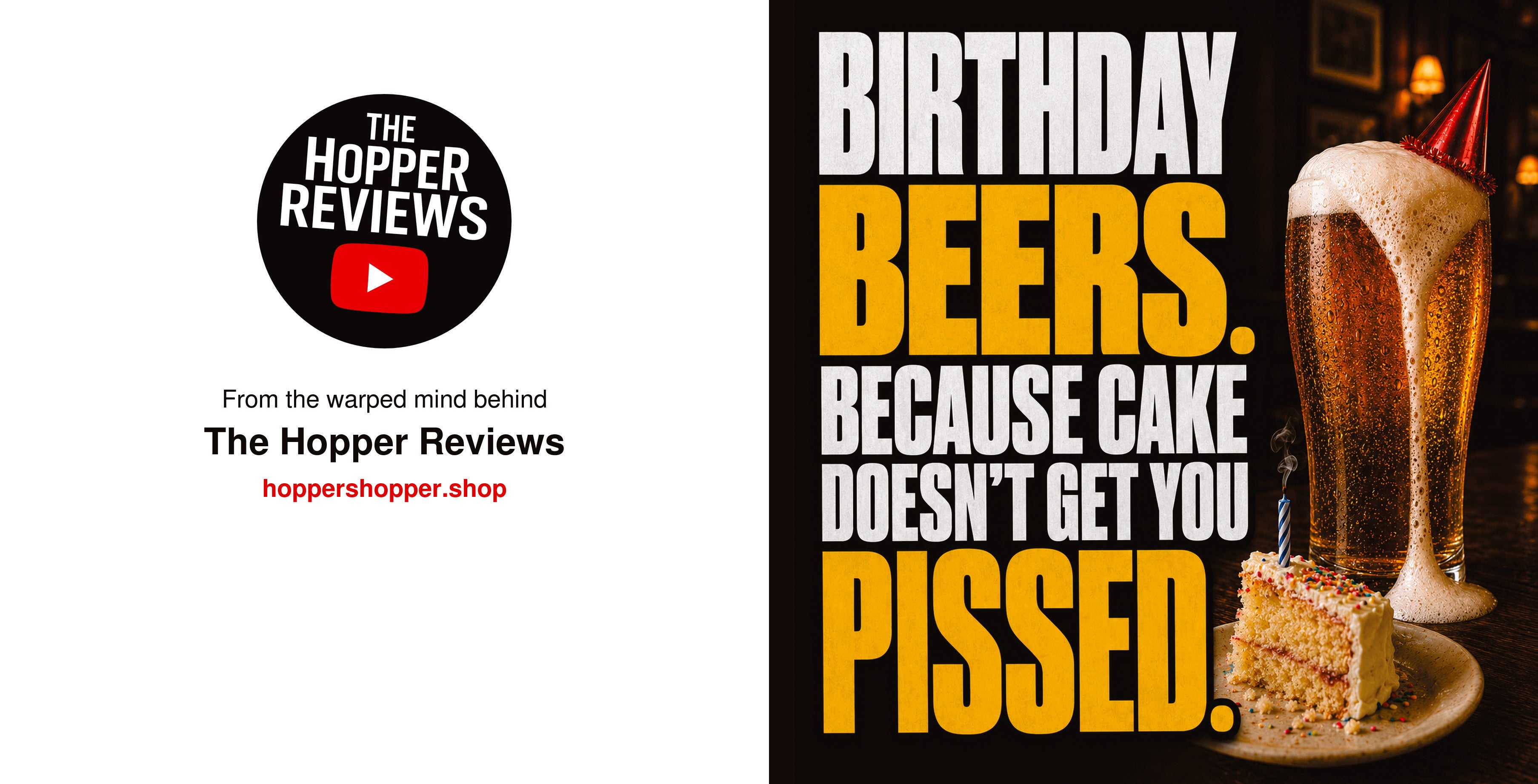 Birthday Beers. Because Cake Doesn't Get You Pissed! Funny Rude Beer Birthday Card