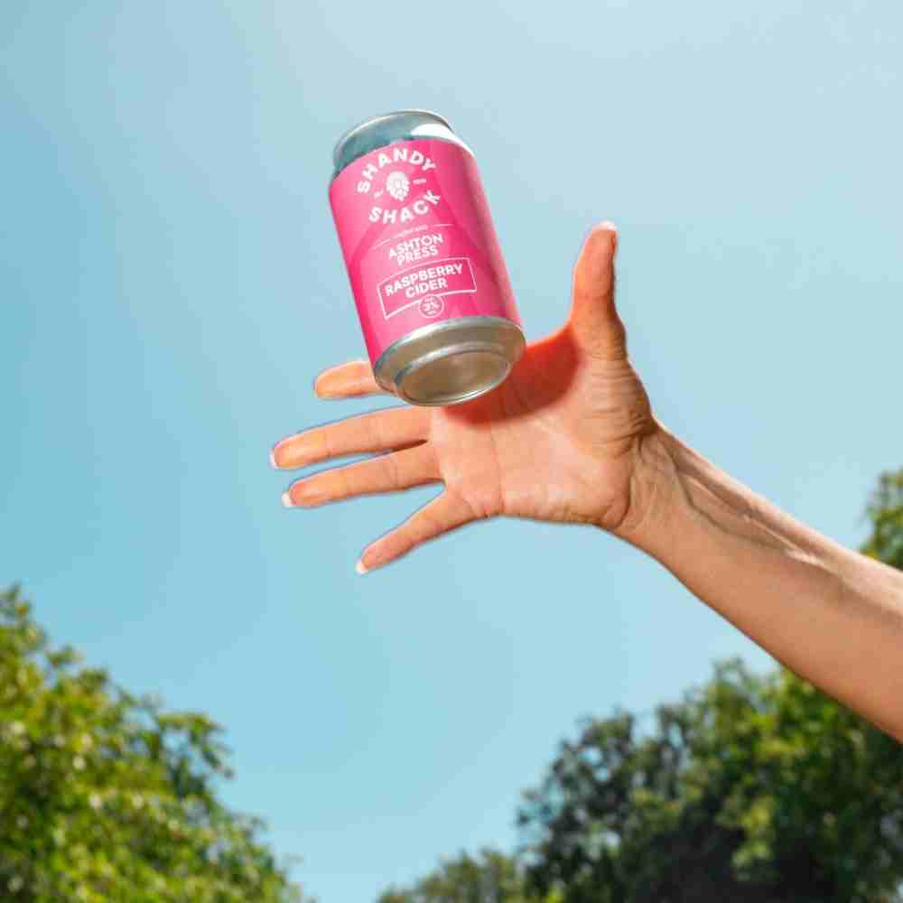 Shandy Shack Raspberry Cider Shandy | 3% ABV | Made with Ashton Press Cider