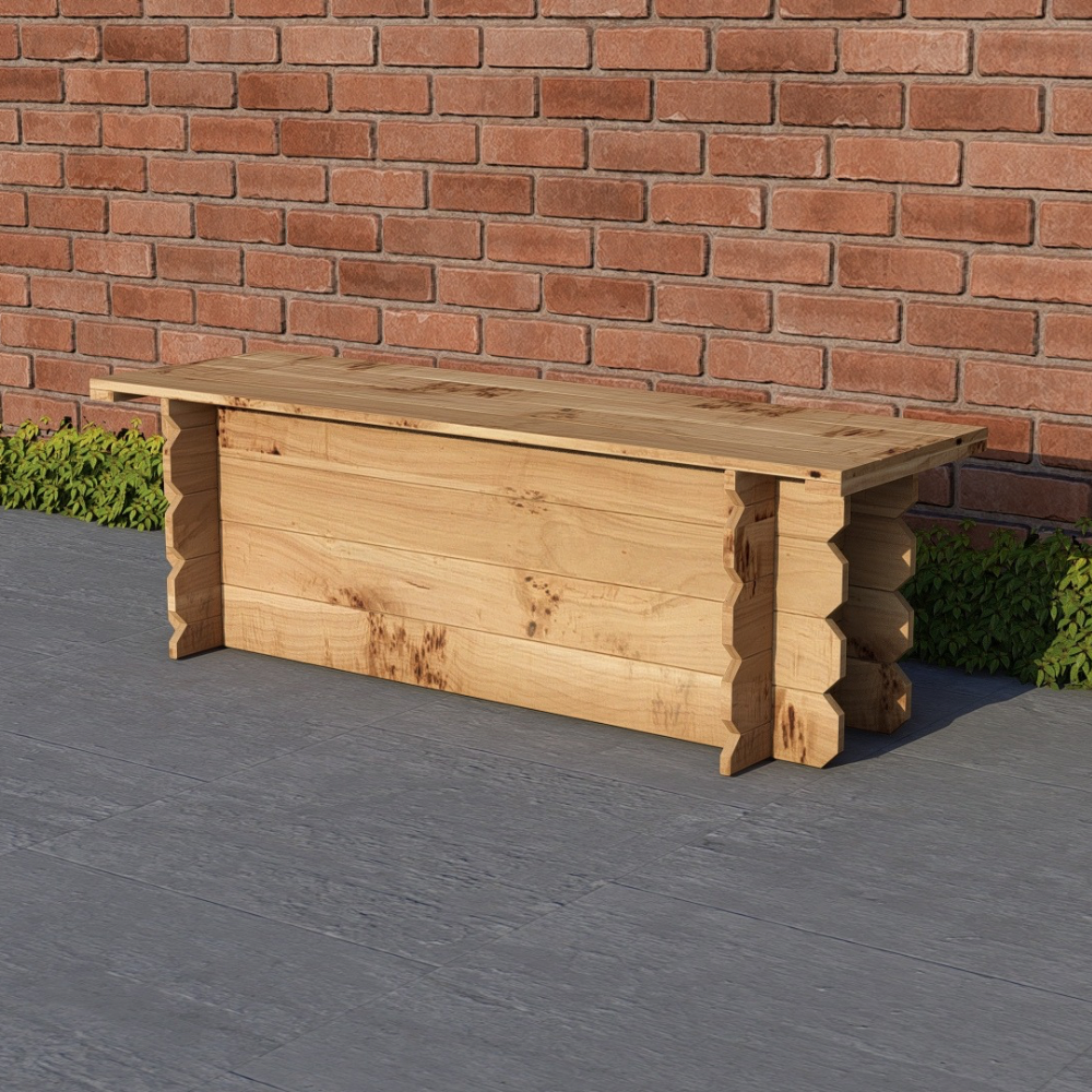 4ft Wooden Bench