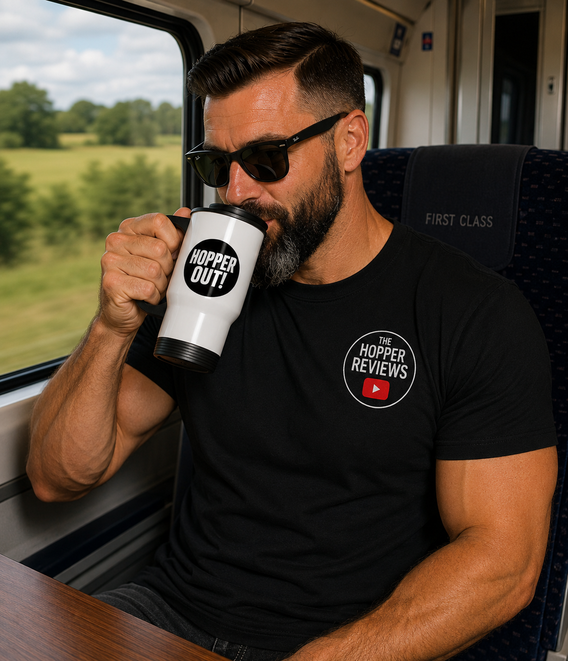 HOPPER OUT! Travel Mug - Hot Stuff Edition