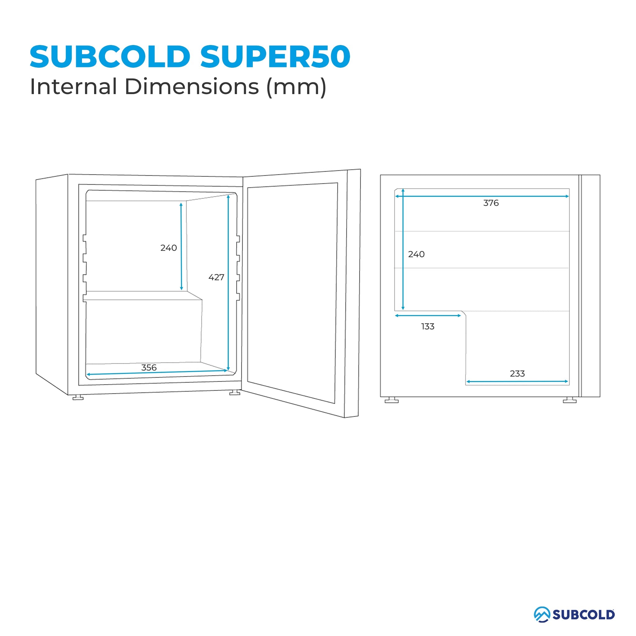 Subcold Super50 LED Beer Fridge