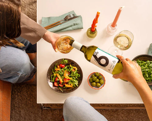 6Percent Sauvignon Blanc Mid-Strength White Wine 750ml Glass Bottle (6.0% ABV)