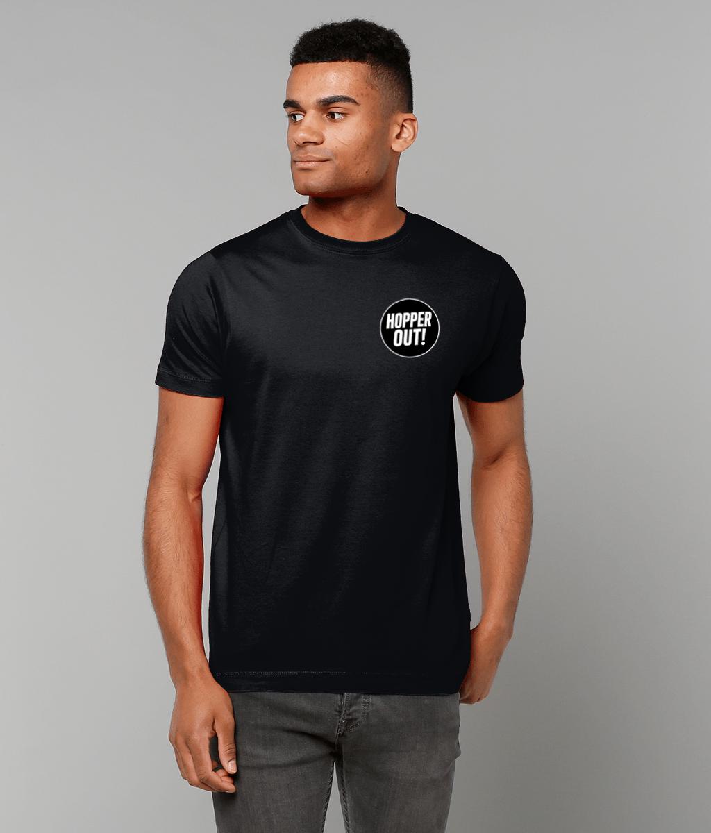 Hopper Out! T-Shirt – Funny Beer Lover T-Shirt UK Unisex Cotton Tee