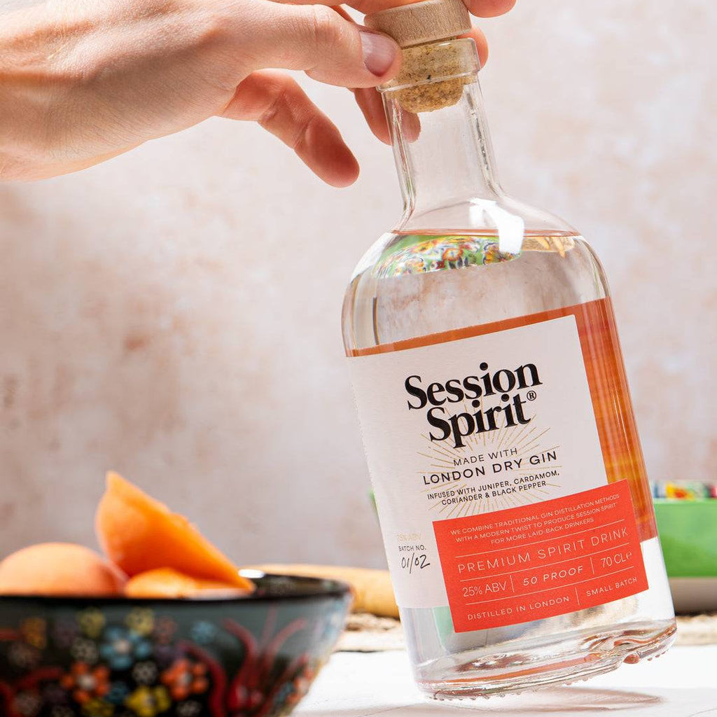 Session Spirit London Dry Gin | Mid‑Strength Botanical Spirit |  25% ABV