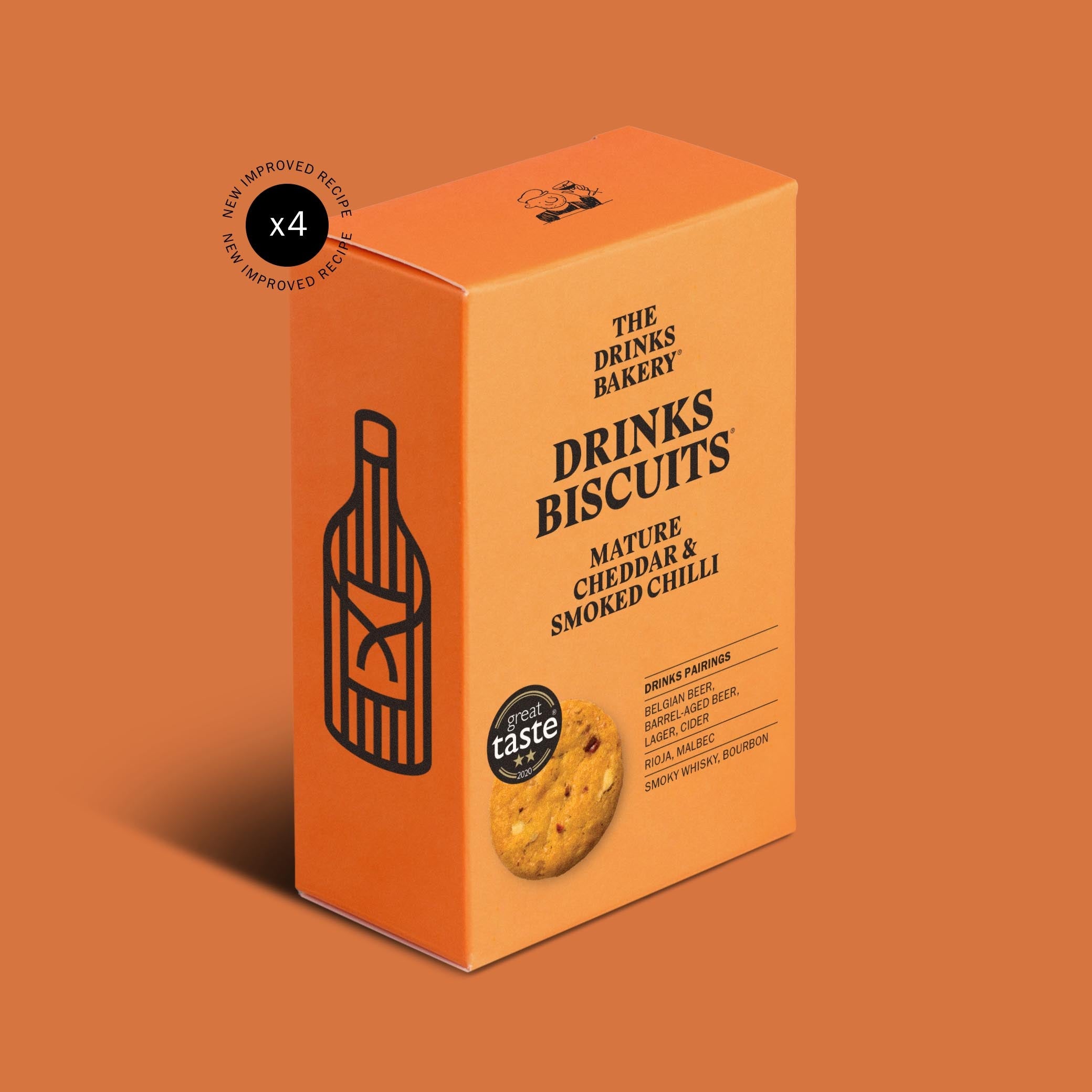Mature Cheddar & Smoked Chilli Drinks Biscuits