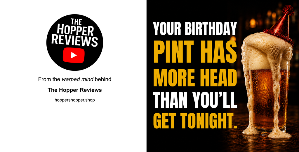 Your Birthday Pint Has More Head Than You’ll Get Tonight! Funny Rude Beer Birthday Card