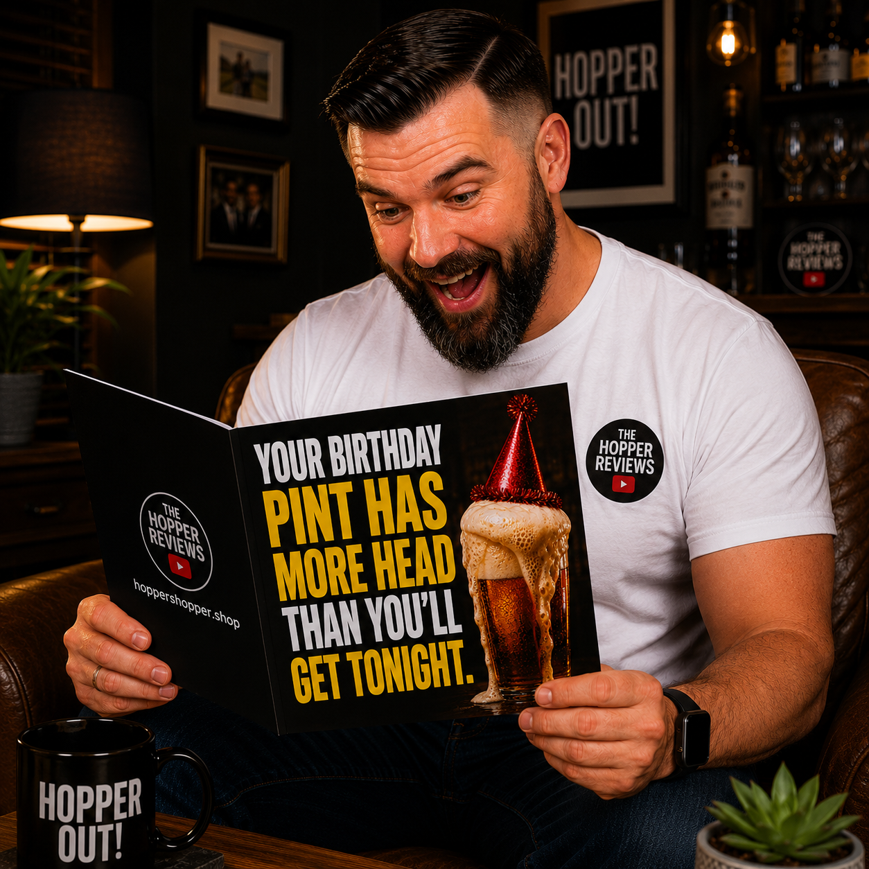 Your Birthday Pint Has More Head Than You’ll Get Tonight! Funny Rude Beer Birthday Card