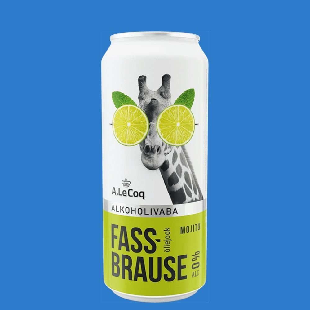A. Le Coq `Fassbrause Mojito` Alcohol-Free Beer (0.0% ABV)