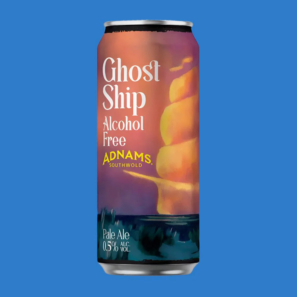Adnams Ghost Ship Alcohol Free Pale Ale Can (0.5% ABV) NEW 440ml Can!
