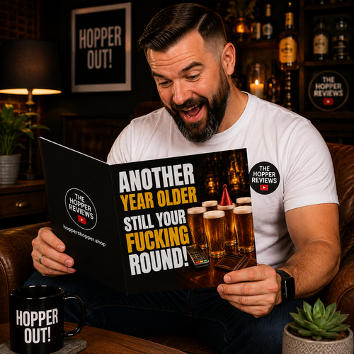 Another Year Older. Still Your Fucking Round. Funny Rude Beer Birthday Card
