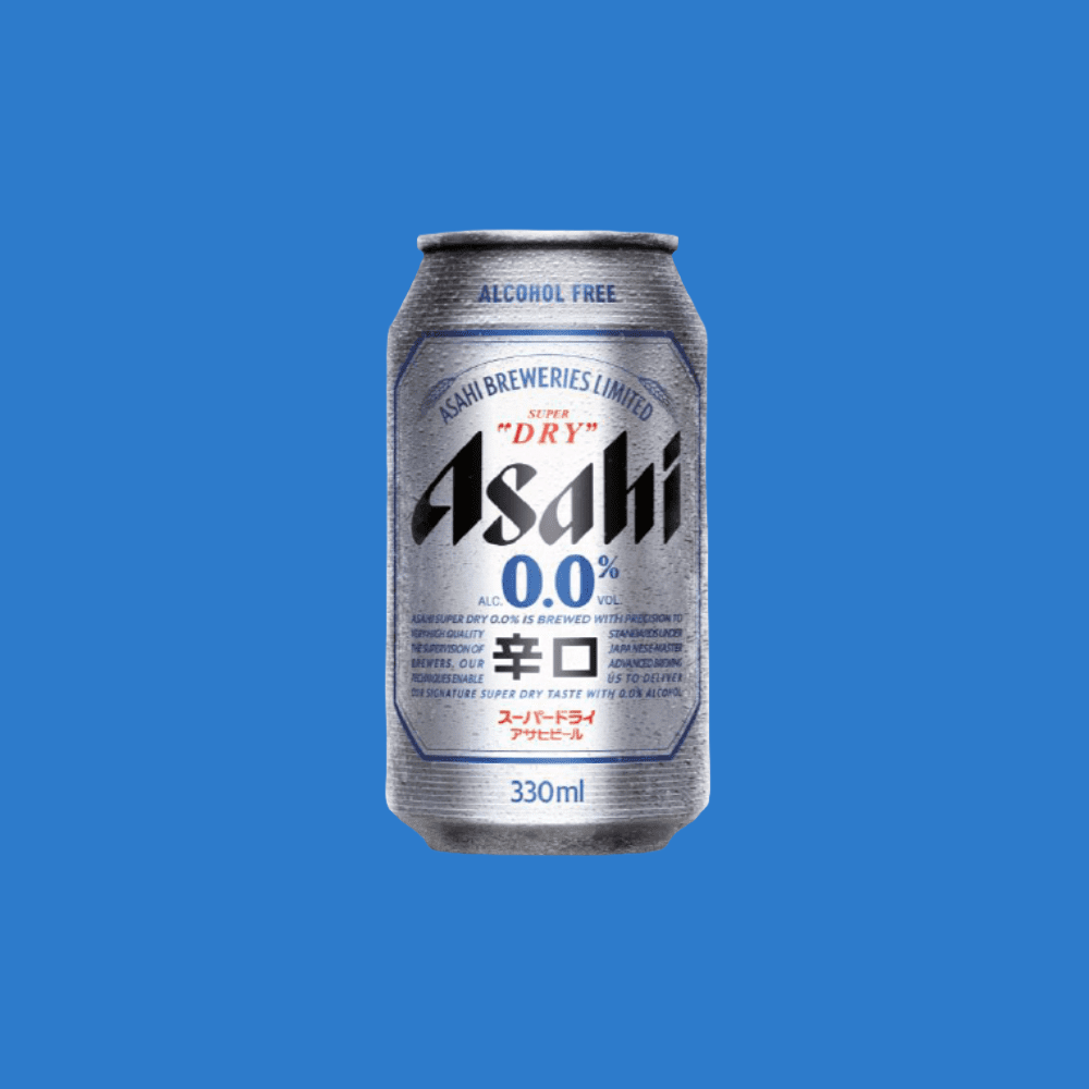 Asahi Super Dry Alcohol Free Beer Can (0.5% ABV)