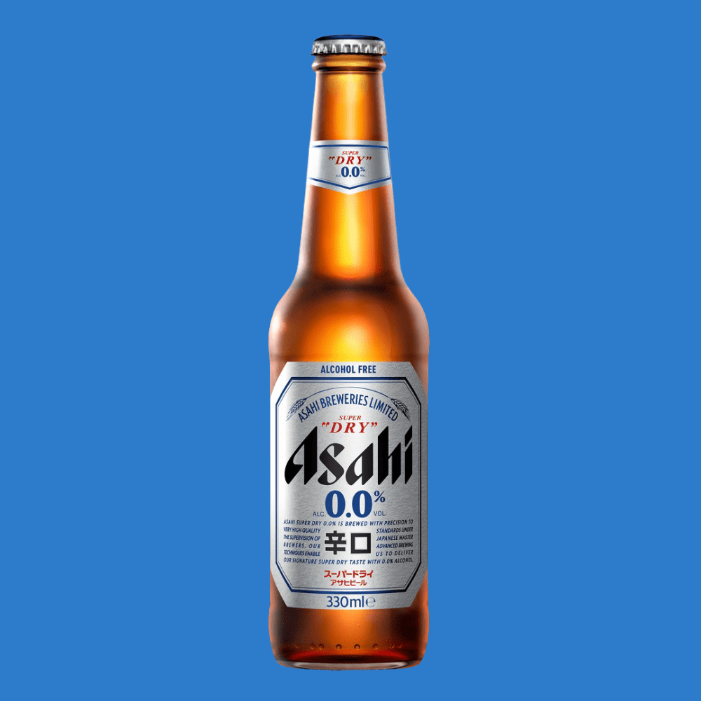 Asahi Super Dry Lager Alcohol Free Beer Bottle (0.5% ABV)