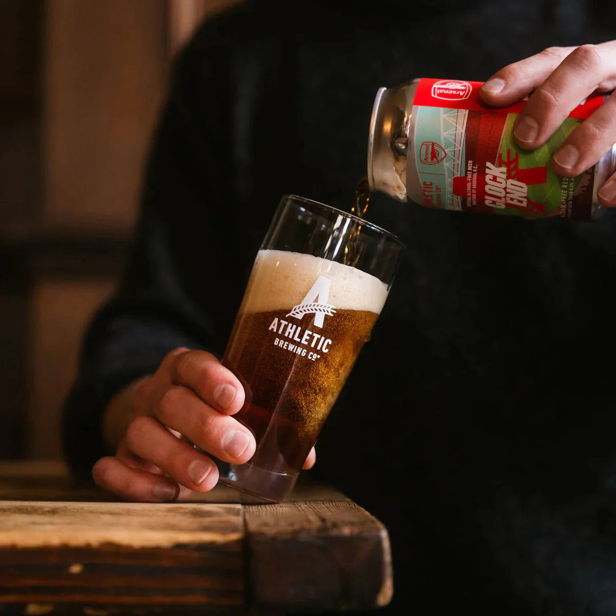 Athletic Brewing Co. Clock End Alcohol-Free Red Ale | 0.5% ABV