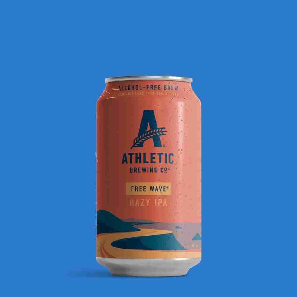 Athletic Brewing Co. Free Wave Alcohol-Free Hazy IPA (0.5% ABV)