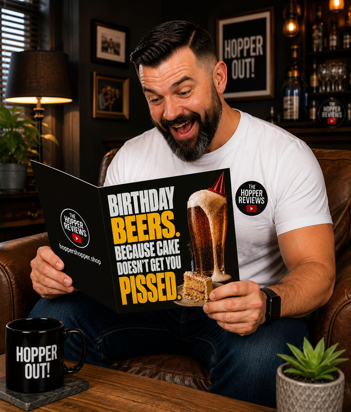 Birthday Beers. Because Cake Doesn't Get You Pissed! Funny Rude Beer Birthday Card