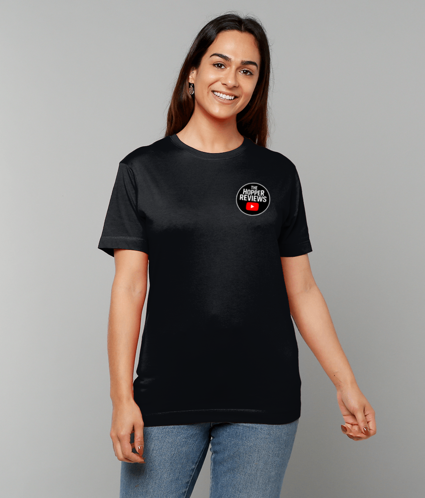 The Hopper Reviews Official T-Shirt, Black or White, Premium Beer Lover Tee