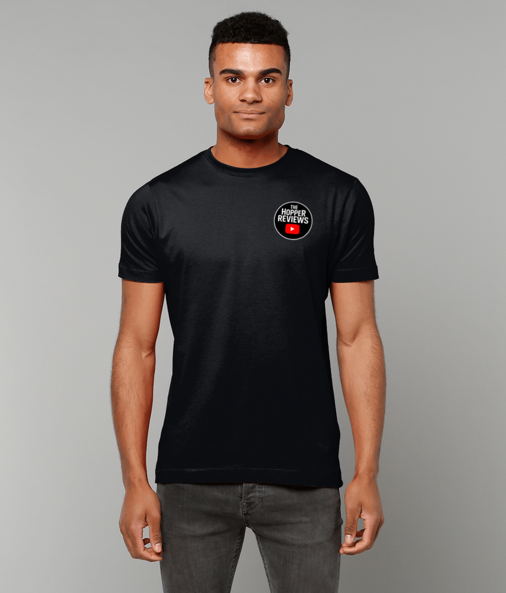 The Hopper Reviews Official T-Shirt, Black or White, Premium Beer Lover Tee
