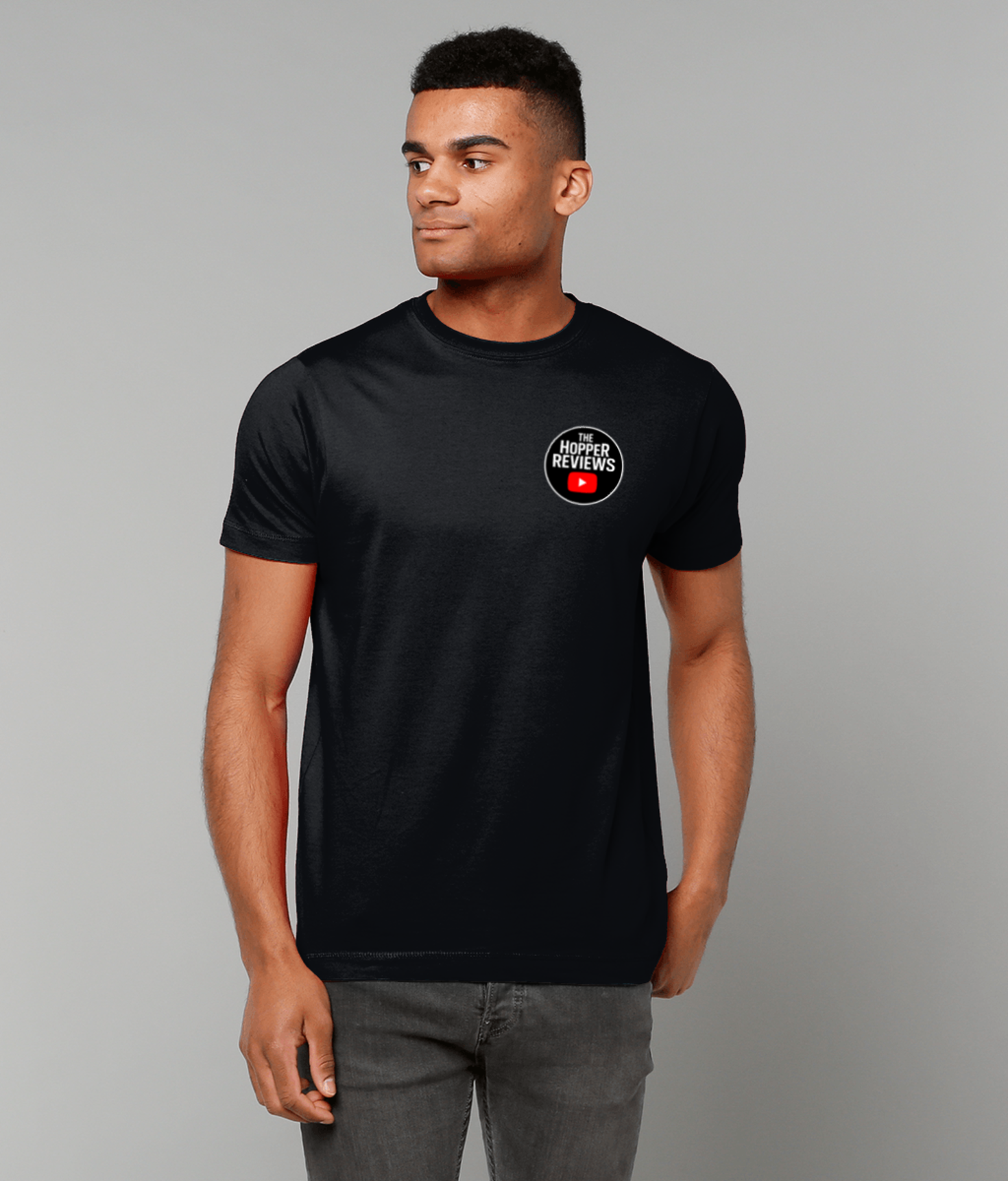 The Hopper Reviews Official T-Shirt, Black or White, Premium Beer Lover Tee