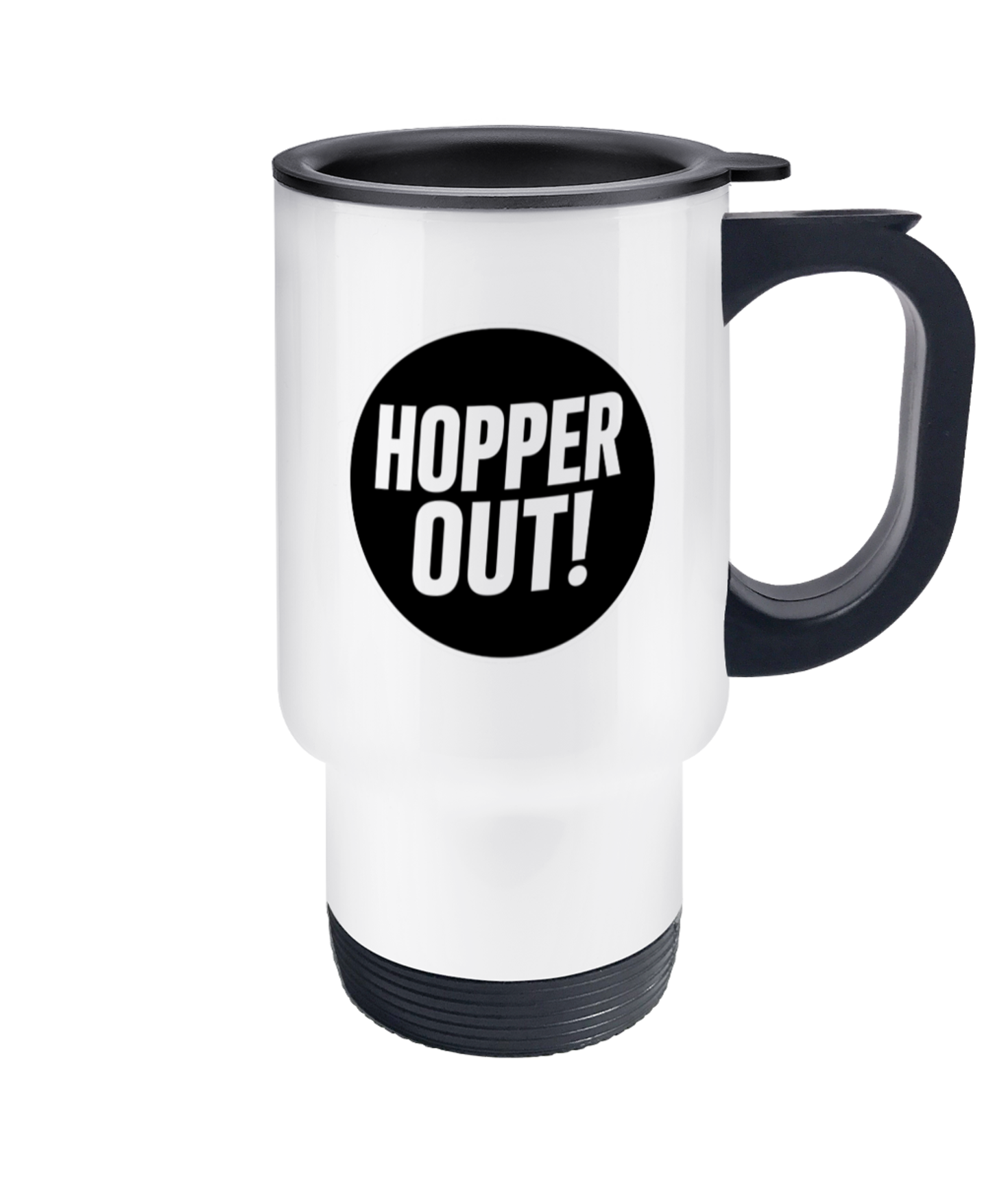 HOPPER OUT! Travel Mug - Hot Stuff Edition