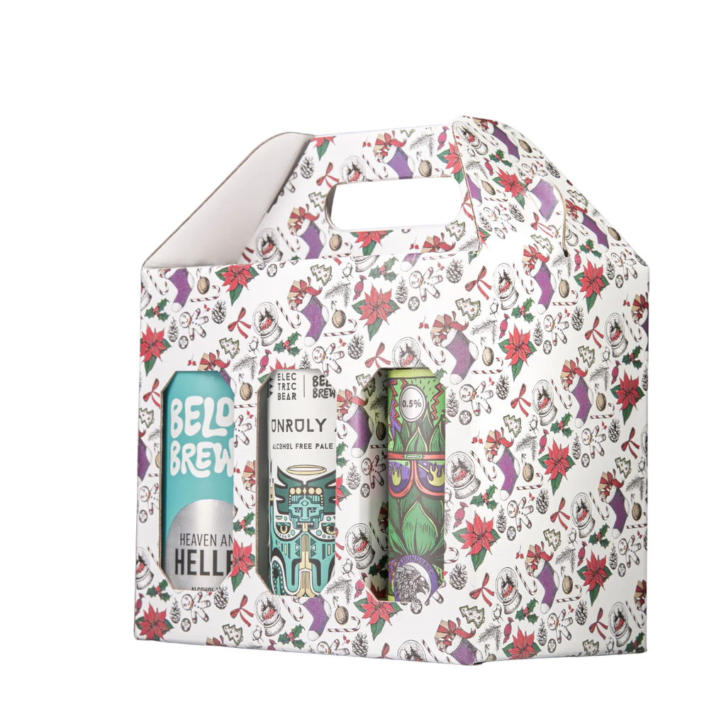 Premium Christmas Alcohol Free Beer Gift Box – A Curated Selection of 6 Craft Brews