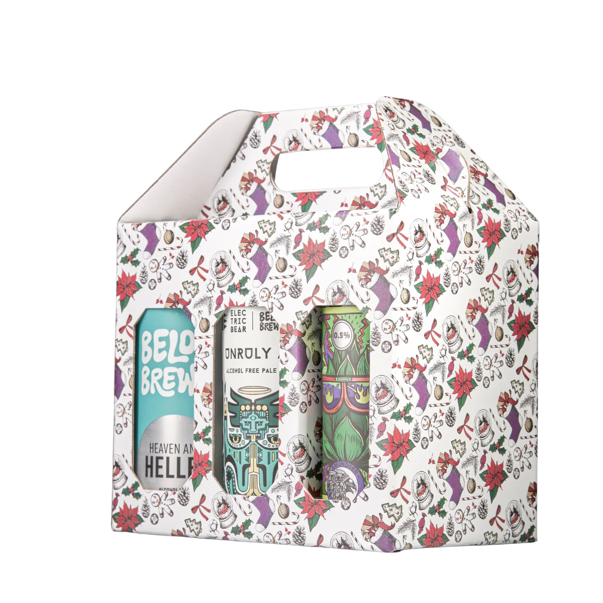 Premium Christmas Alcohol Free Beer Gift Box – A Curated Selection of 6 Craft Brews