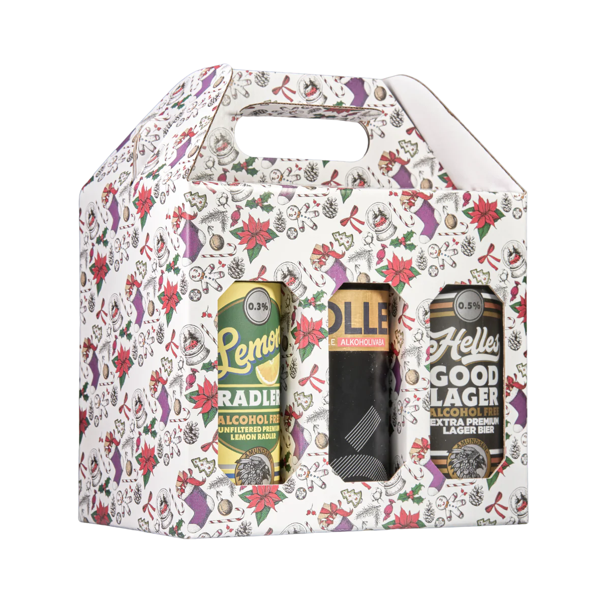 Premium Christmas Alcohol Free Beer Gift Box – A Curated Selection of 6 Craft Brews