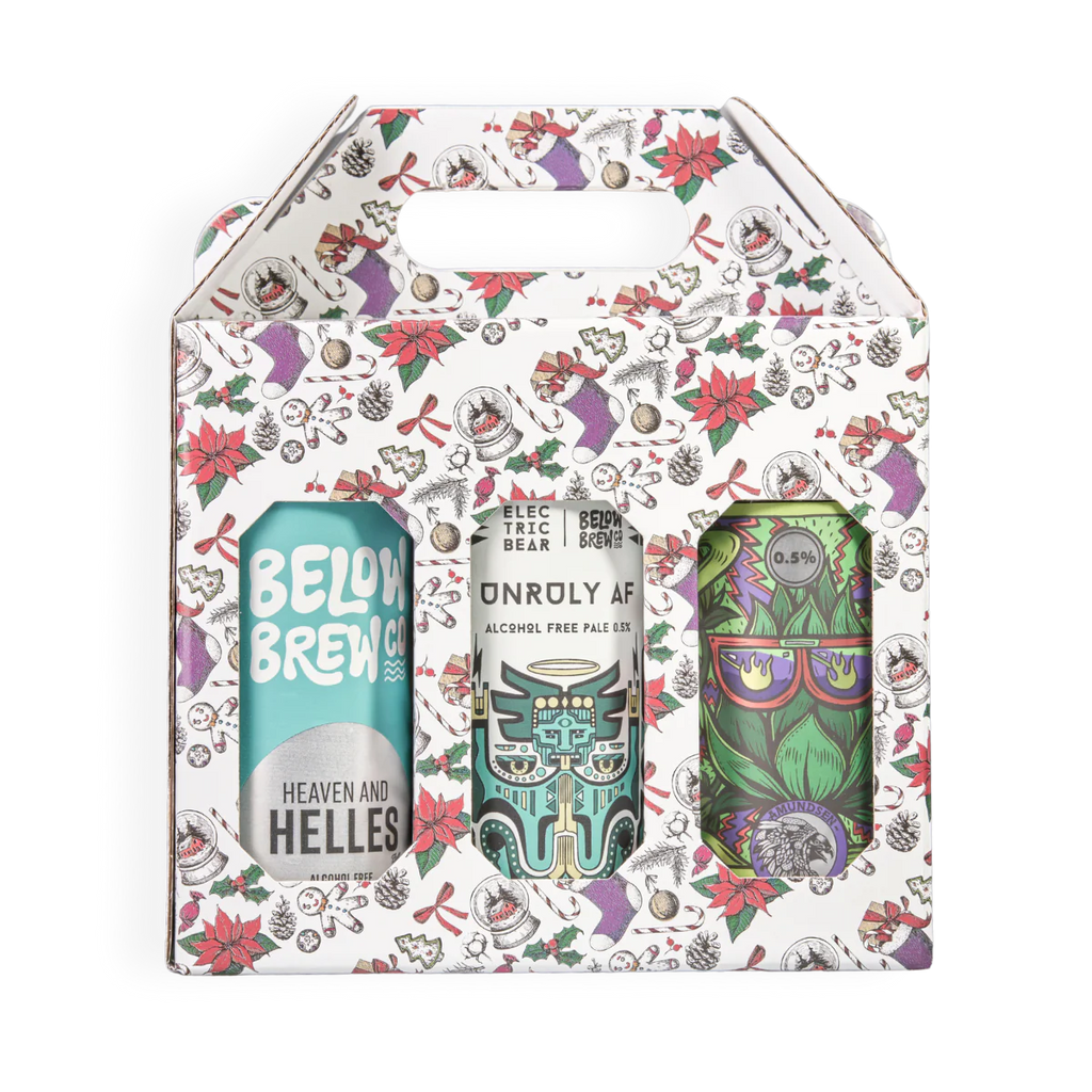 Premium Christmas Alcohol Free Beer Gift Box – A Curated Selection of 6 Craft Brews