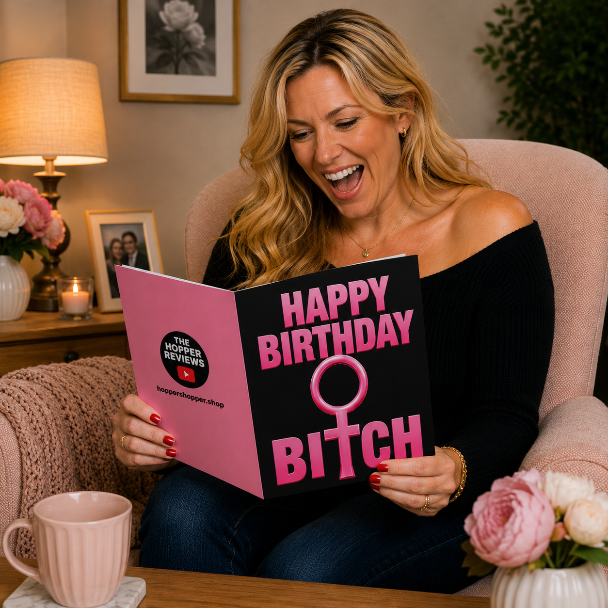 Happy Birthday Bitch! Funny Rude Birthday Card