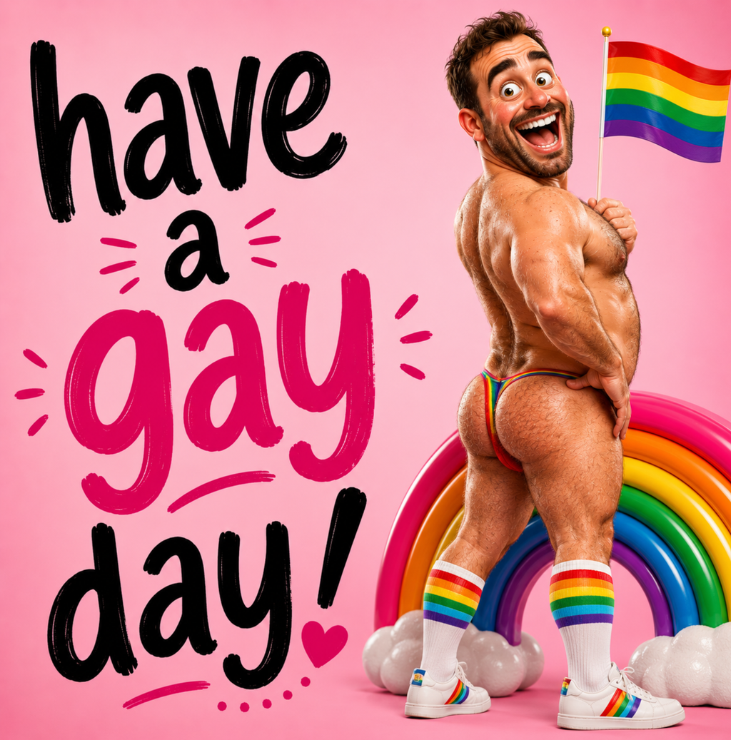 Have a Gay Day! Funny LGBTQ+ Pride Greeting Card