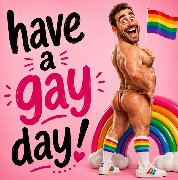 Have a Gay Day! Funny LGBTQ+ Pride Greeting Card