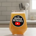 The Hopper Reviews Collaboration Beer Glass - Official Branded