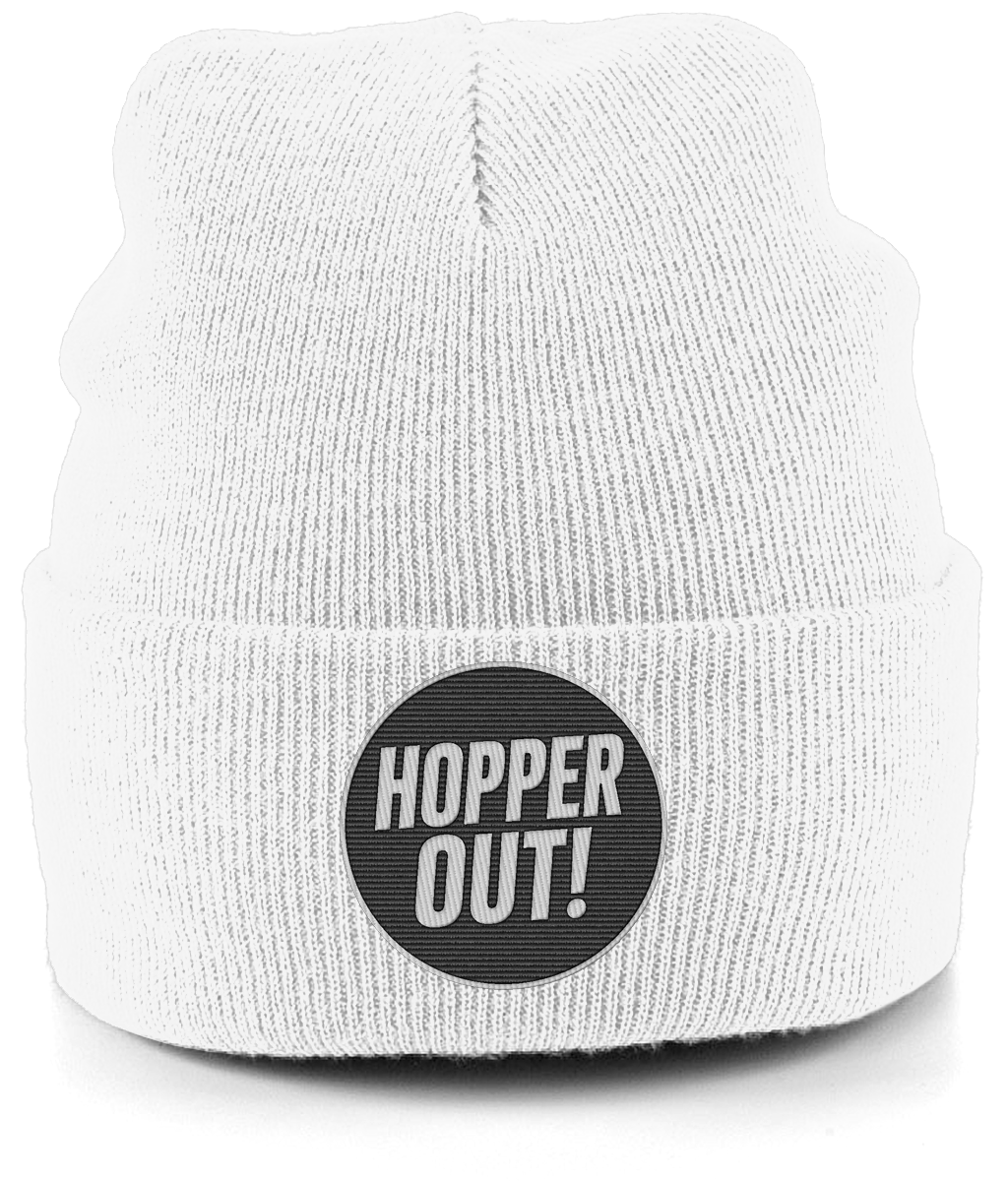 Hopper Out! Beanie Hat - Funny Beer Lover Winter Hat UK