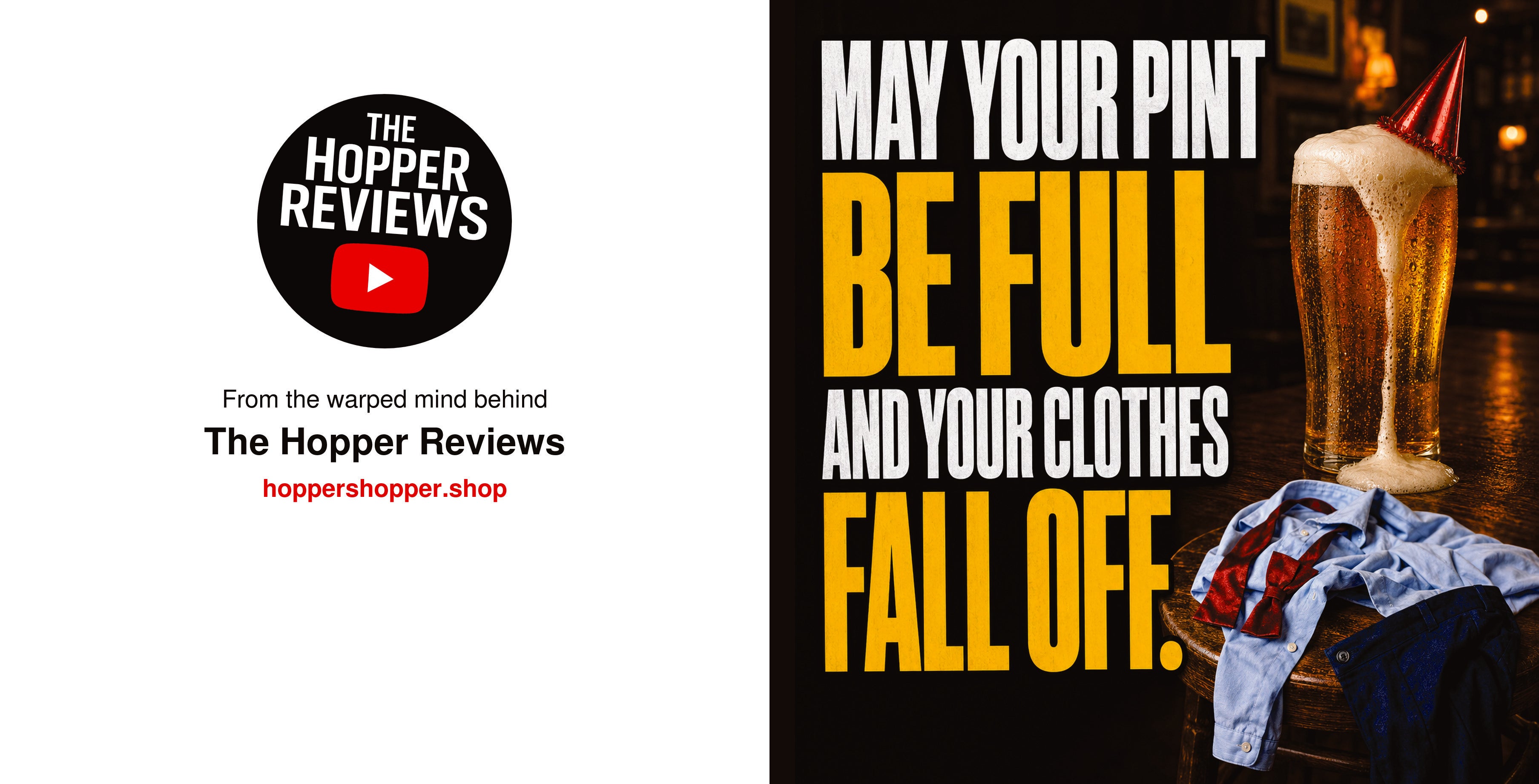 May Your Pint Be Full and Your Clothes Fall Off! Funny Rude Beer Birthday Card