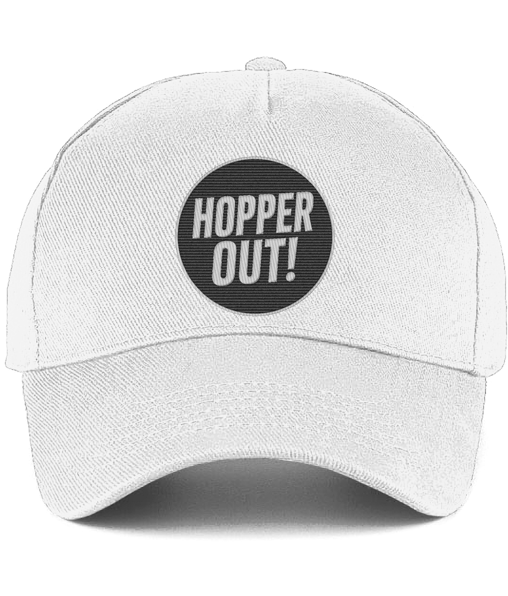 Hopper Out! Baseball Cap - Funny Beer Lover Hat UK Adjustable Dad Cap