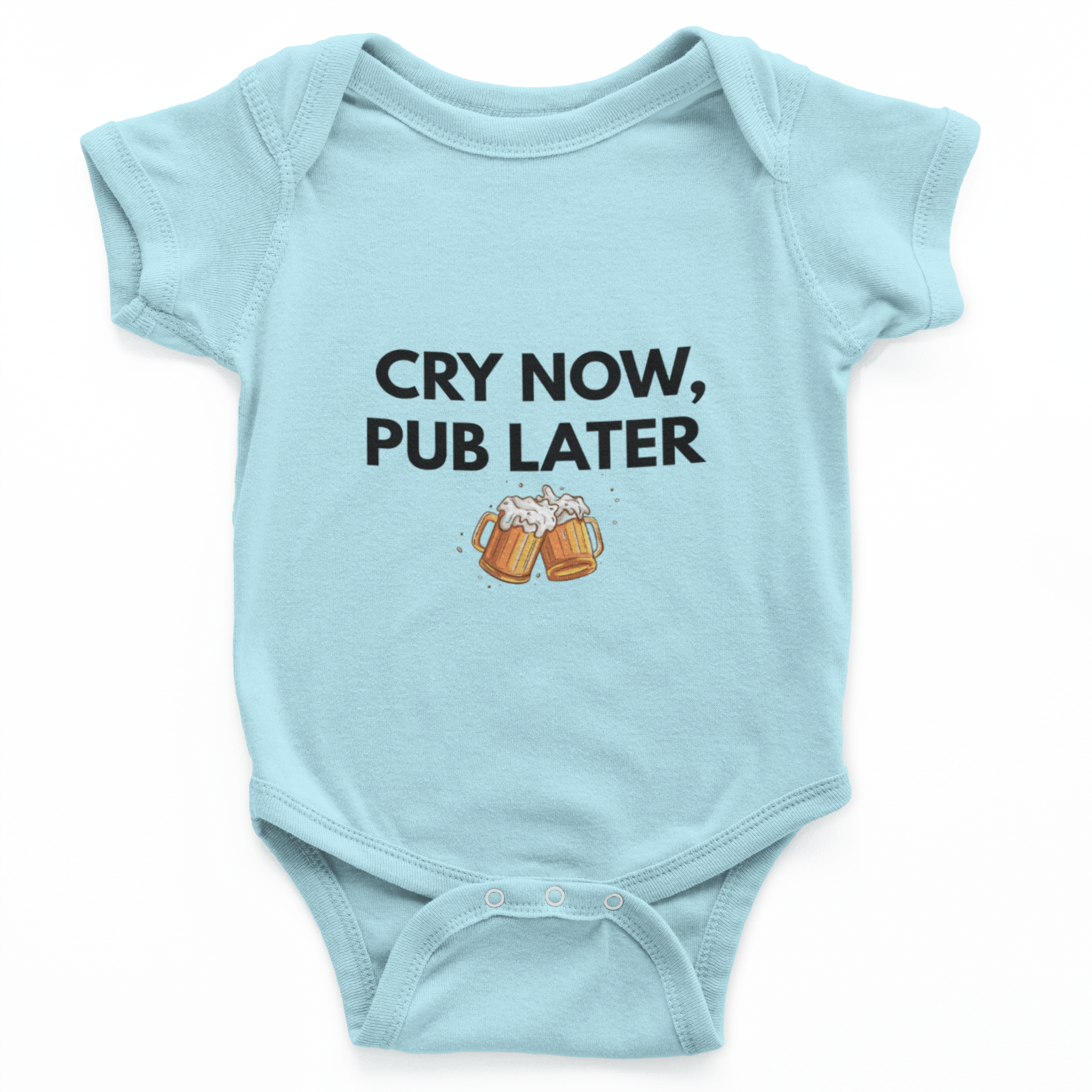 Cry Now Pub Later Baby Grow