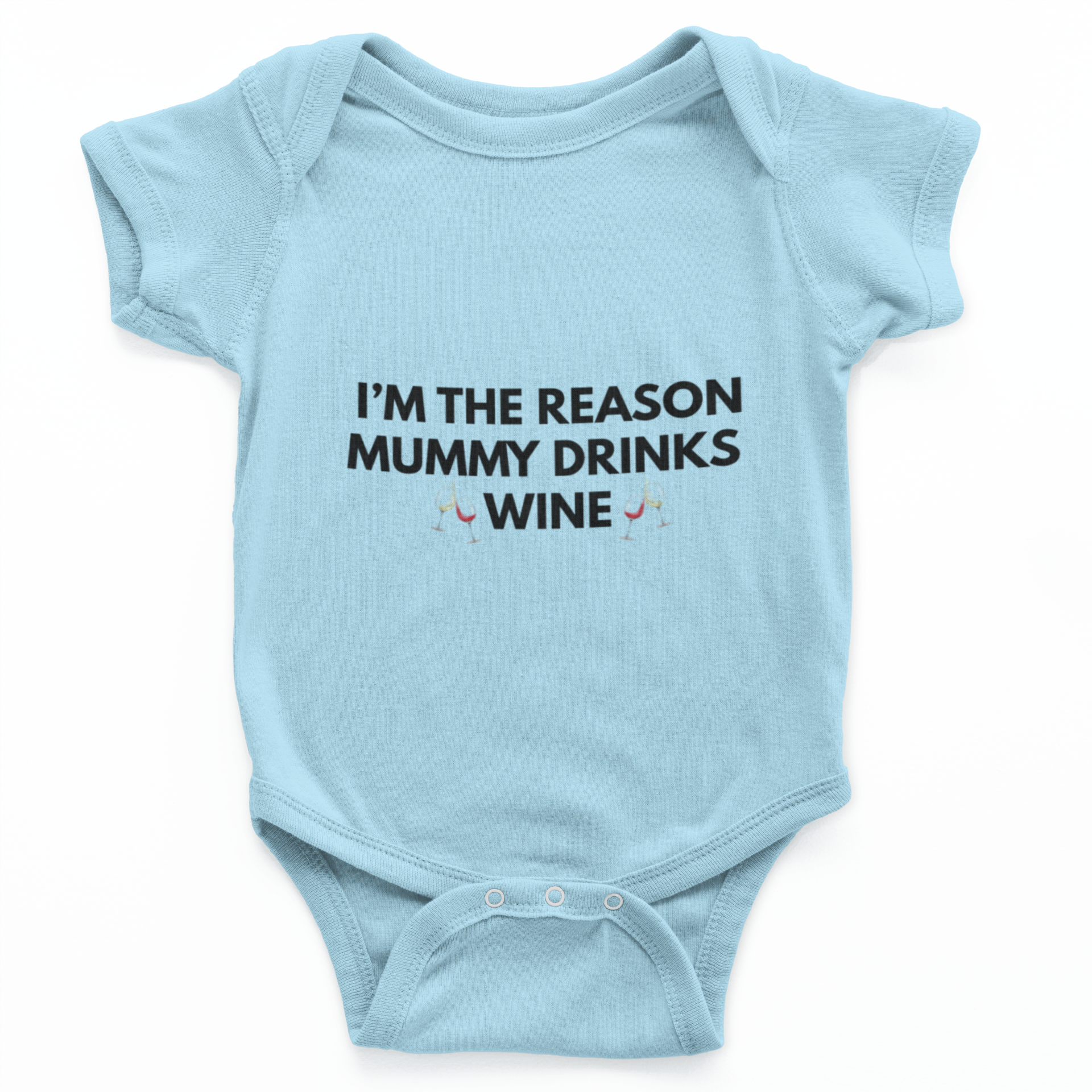 I'm The Reason Mummy Drinks Wine Baby Grow