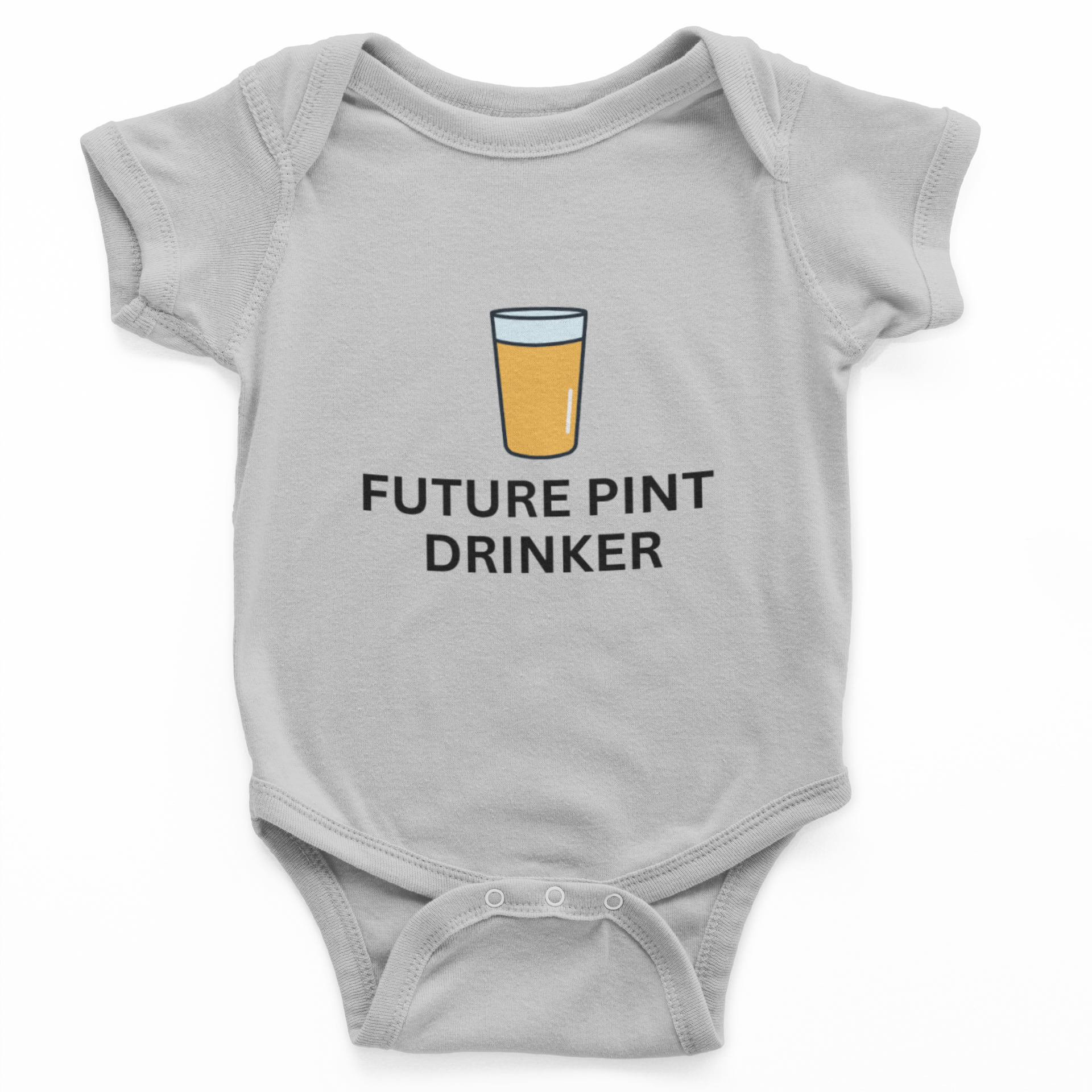 Future Pint Drinker Baby Grow