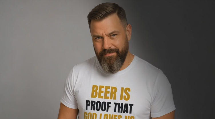 Beer Is Proof That God Loves Us And Wants Us To Be Happy, Funny Beer Lover T-Shirt