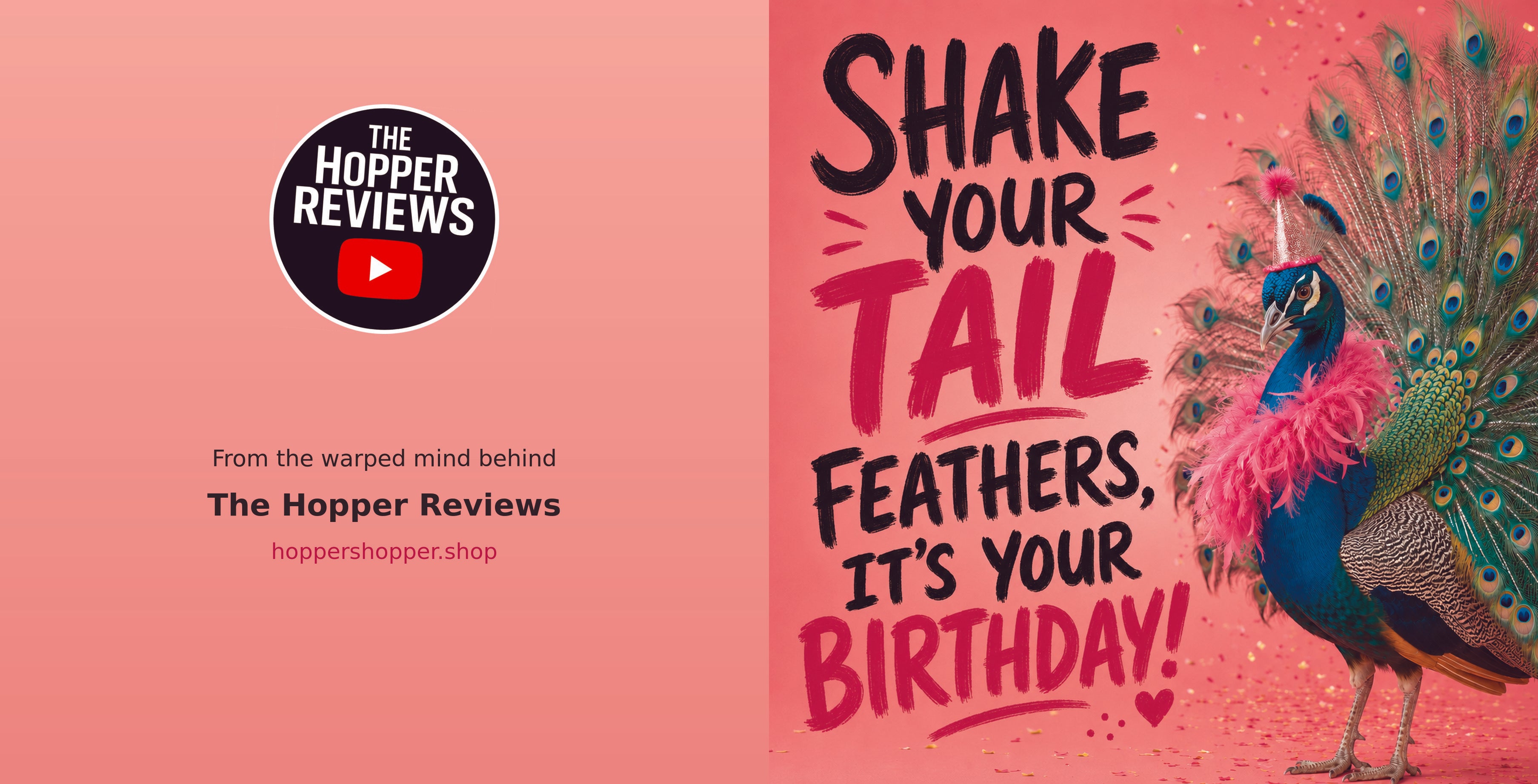Shake Your Tail Feathers, It’s Your Birthday! Funny Peacock Birthday Card