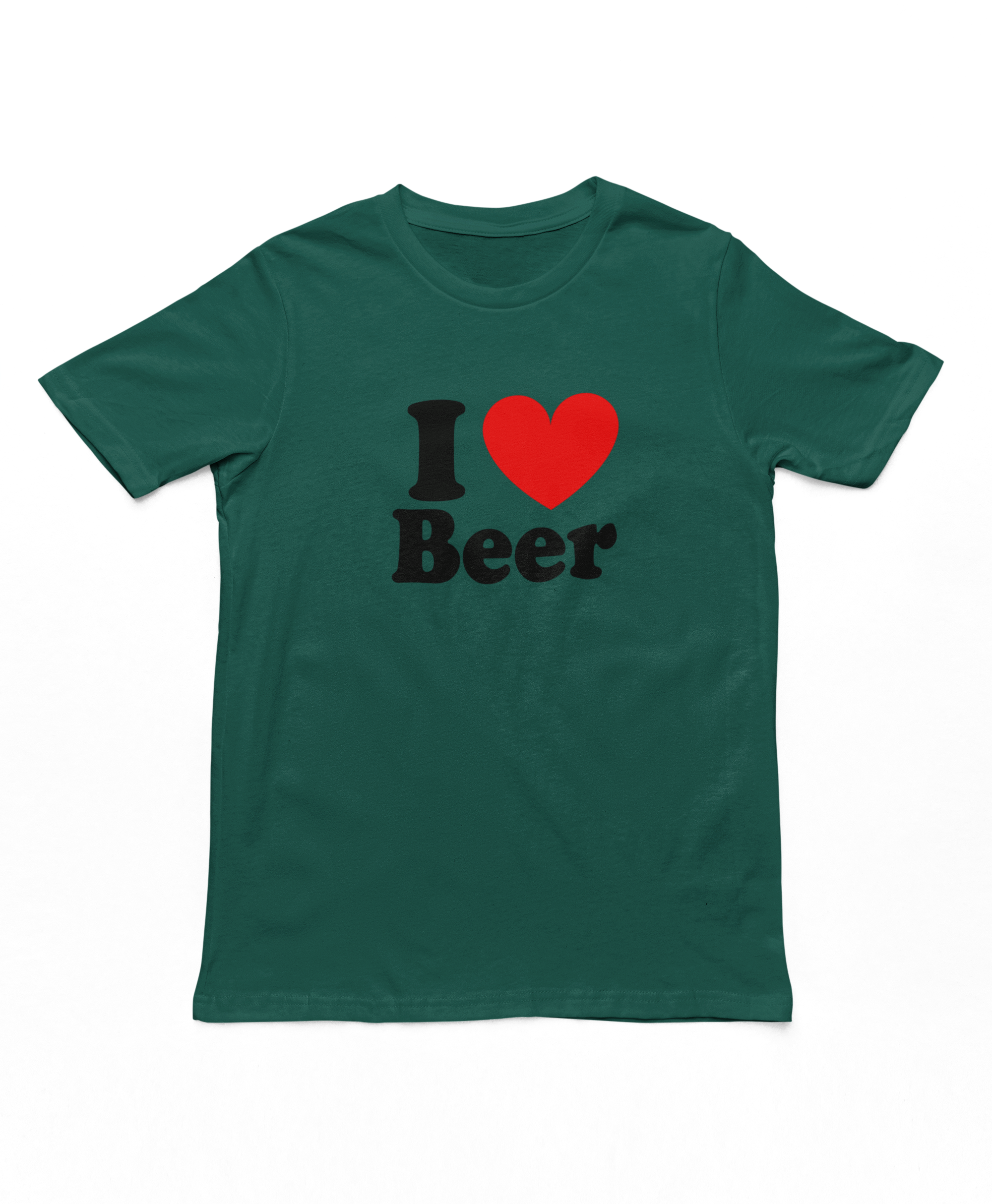 I Love Beer Adults T-Shirt