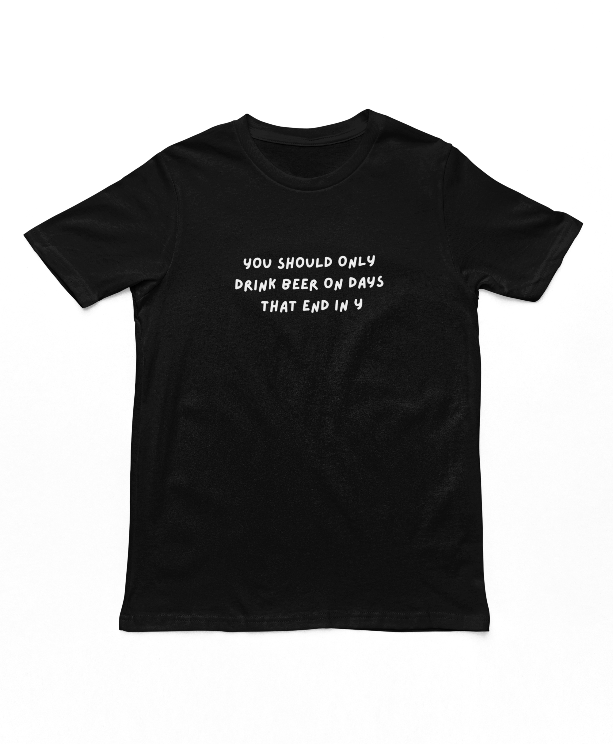 Drink Beer On Days That End In Y Adults T-Shirt