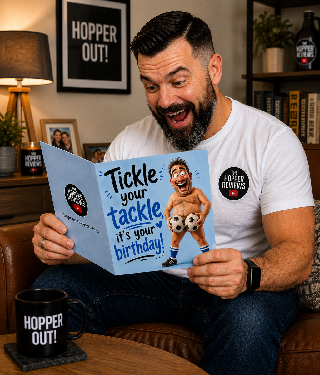 Tickle Your Tackle, It’s Your Birthday! Funny Rude Birthday Card