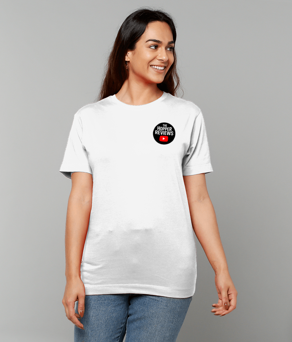 The Hopper Reviews Official T-Shirt, Black or White, Premium Beer Lover Tee