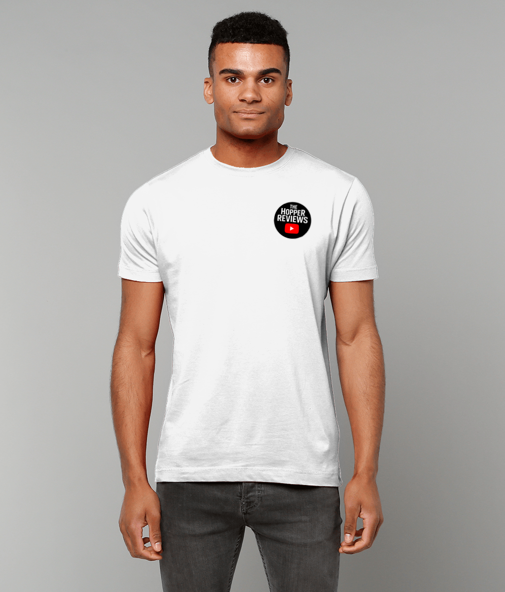 The Hopper Reviews Official T-Shirt, Black or White, Premium Beer Lover Tee