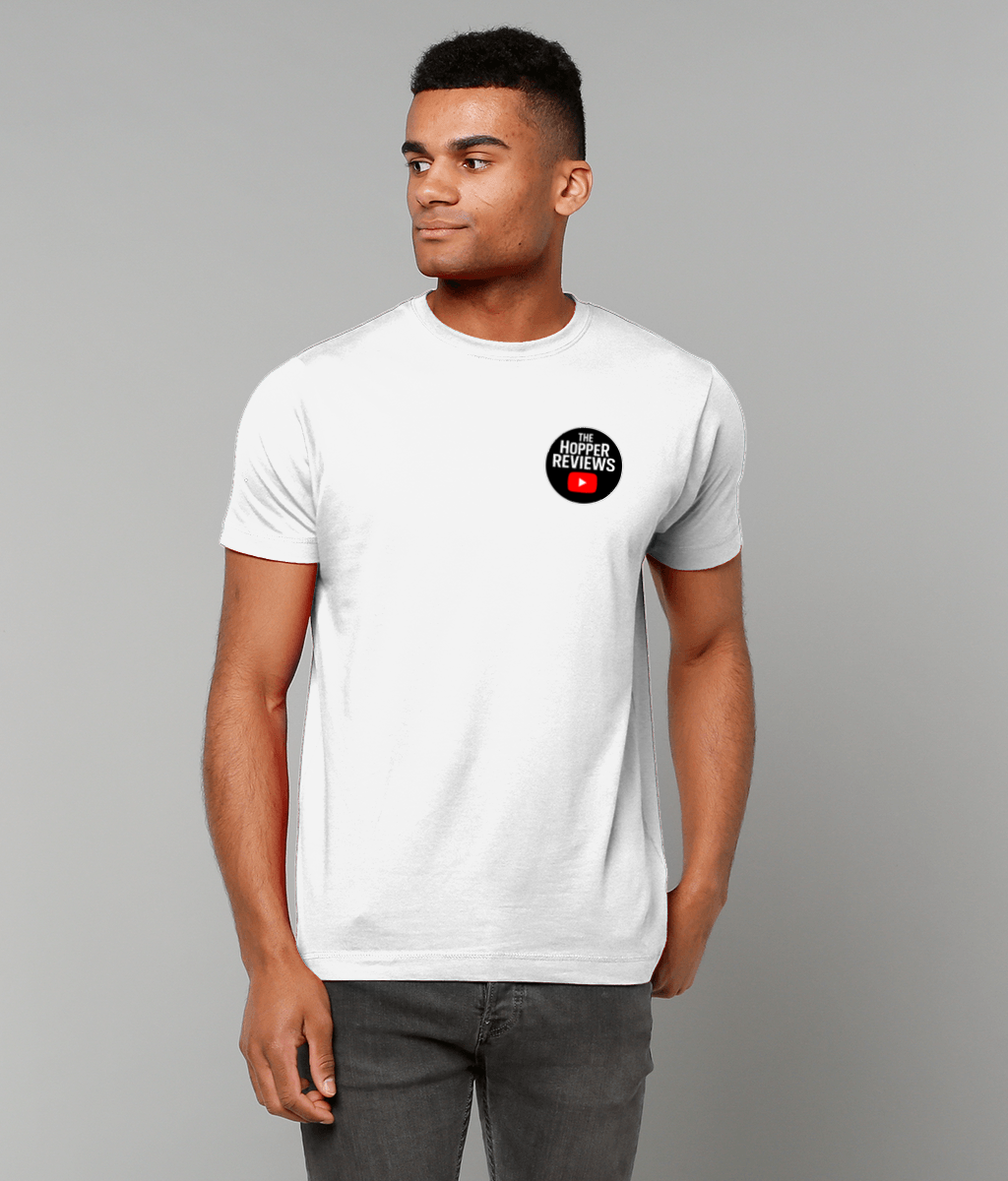 The Hopper Reviews Official T-Shirt, Black or White, Premium Beer Lover Tee