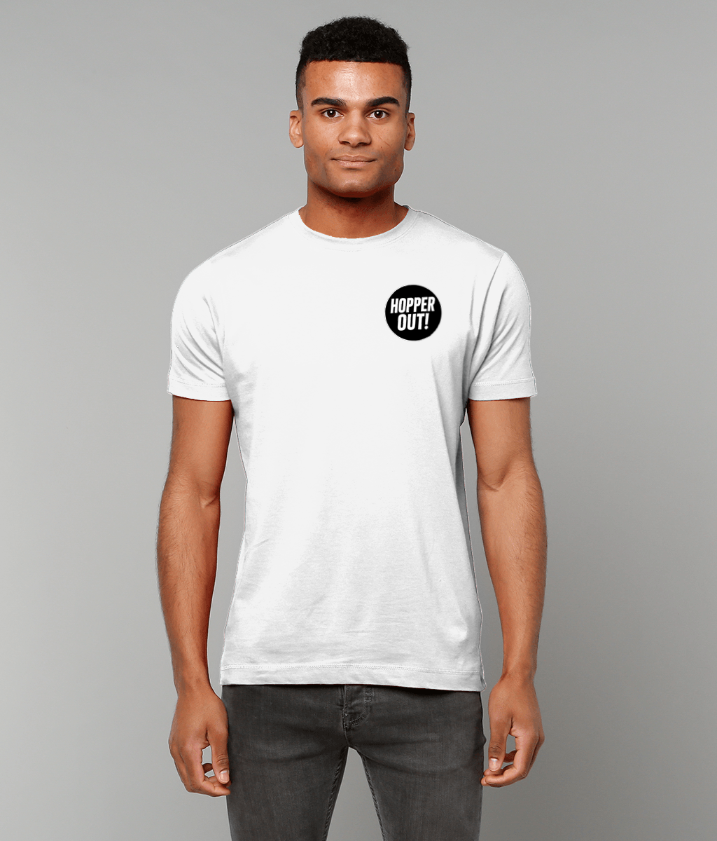 Hopper Out! T-Shirt - Funny Beer Lover T-Shirt UK Unisex Cotton T-Shirt