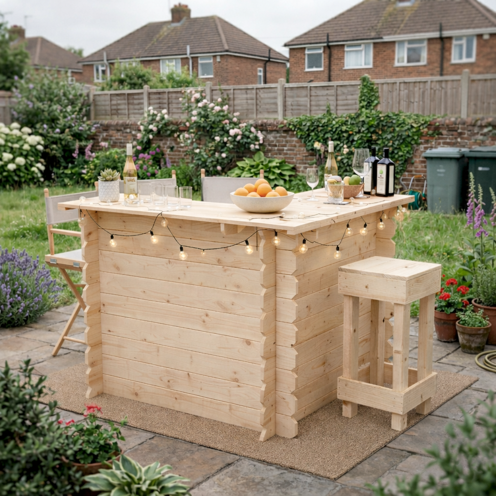 Wooden Interlock Corner Bar – Hopper Shopper