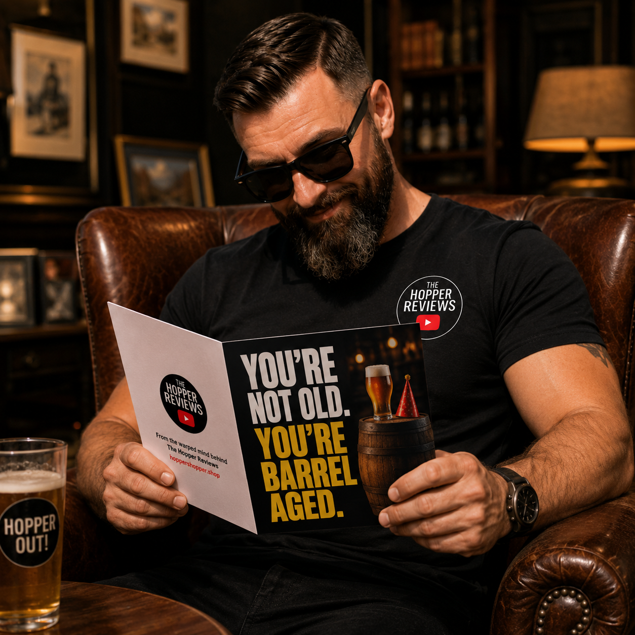 You’re Not Old. You’re Barrel Aged. Funny Beer Birthday Card